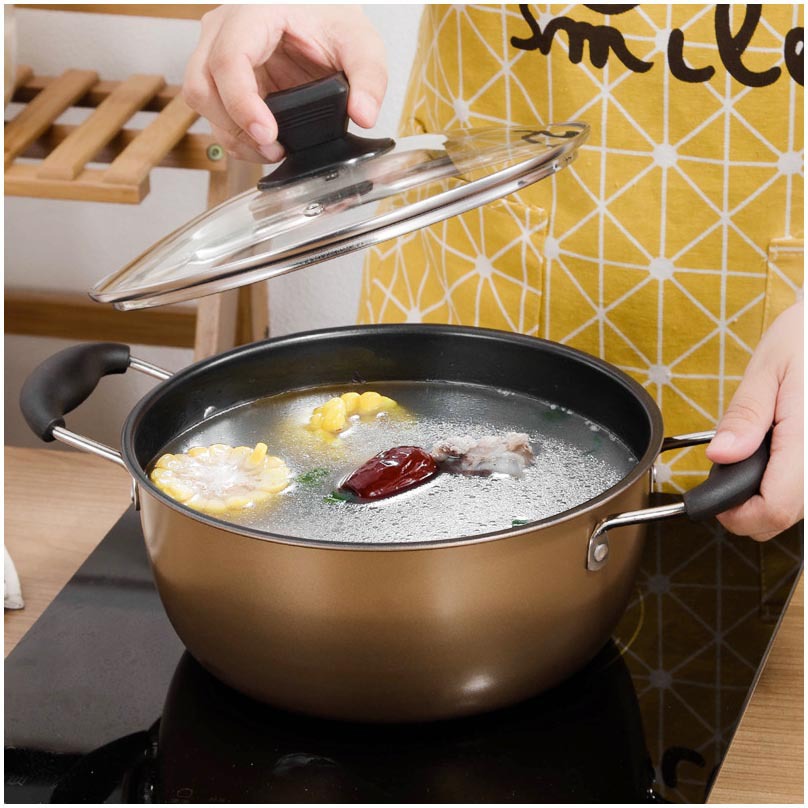 Non-Stick Kitchen Cookware Pot Set – Multi-Size Cooking Pots for Home & Restaurant