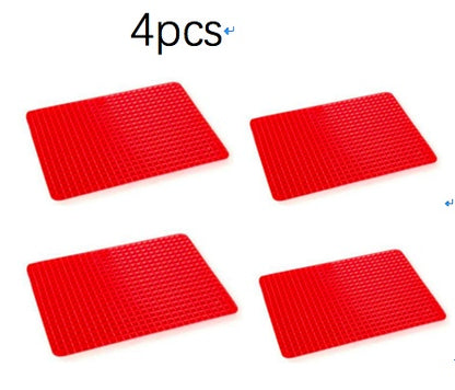Non-Stick Silicone Pyramid Baking Mat – Heat-Resistant Oven & BBQ Cooking Mat