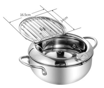 Professional Stainless Steel Telescopic Frying Basket – French Fries Degreasing Kitchen Tool