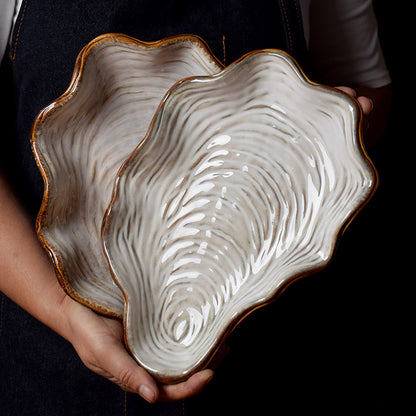 Shell Plate – Elegant Shaped Serving Plate for Home & Dining