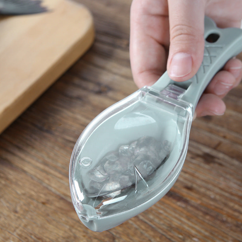 Fish Scaler Tool – Stainless Steel Fish Scale Scraper & Cleaning Brush