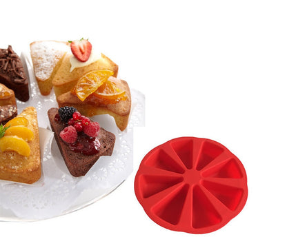 Non-Stick Silicone Cake Mold – Flexible Baking Pan for Oven & Microwave