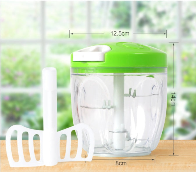 Manual Food Chopper & Meat Grinder – High-Speed Multifunction Vegetable Shredder Kitchen Tool