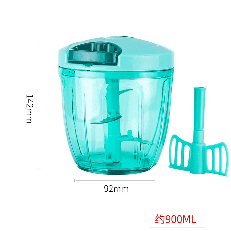 Manual Food Chopper & Meat Grinder – High-Speed Multifunction Vegetable Shredder Kitchen Tool