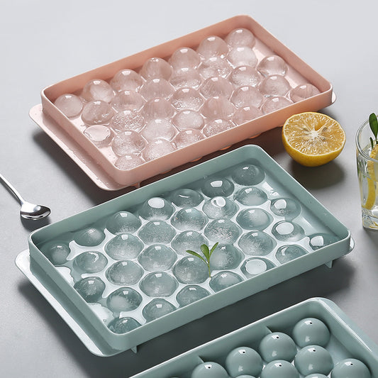 3D Round Ice Ball Tray – DIY Ice Cube Maker for Home, Bar & Party