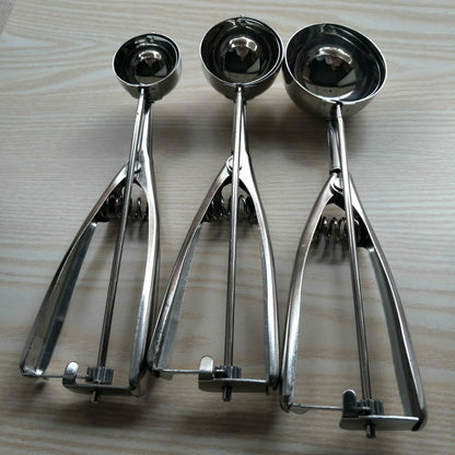 Stainless Steel Ice Cream Scoop Spoon – Durable Dessert & Frozen Treat Serving Tool