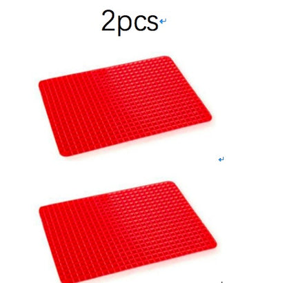 Non-Stick Silicone Pyramid Baking Mat – Heat-Resistant Oven & BBQ Cooking Mat