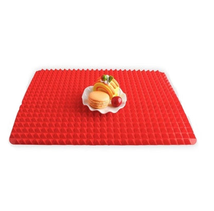 Non-Stick Silicone Pyramid Baking Mat – Heat-Resistant Oven & BBQ Cooking Mat
