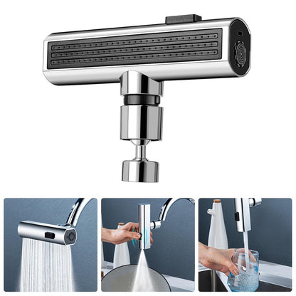 Universal Kitchen Faucet Water Nozzle – Splash Proof Rotating Water Bubbler Extension