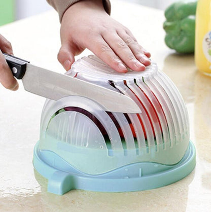 Creative Salad Cutter – Fruit & Vegetable Cutting Tool for Easy Salad Preparation