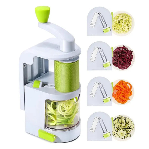 Vegetable Spiralizer & Grater – Multifunction Potato Slicer Noodle Maker for Fruits & Vegetables