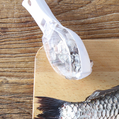 Fish Scaler Tool – Stainless Steel Fish Scale Scraper & Cleaning Brush