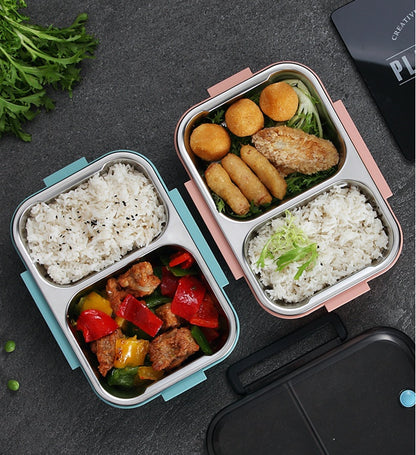 Stainless Steel Insulated Lunch Box – Portable Food Container for Work & School