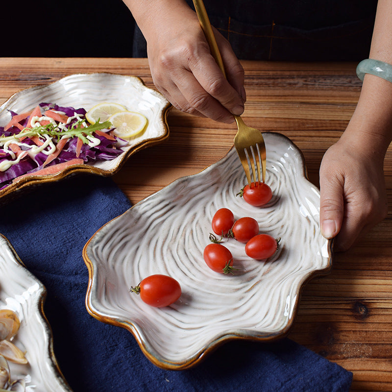 Shell Plate – Elegant Shaped Serving Plate for Home & Dining