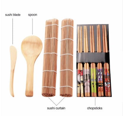 Sushi Making Tool Set – Complete Kit for Homemade Sushi & Rice Rolls