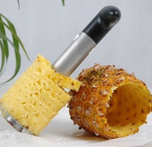 Stainless Steel Pineapple Peeler & Corer – Easy-Use Fruit Slicer Kitchen Tool
