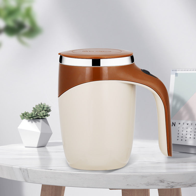 Rechargeable Electric Self-Stirring Mug | Automatic Magnetic Coffee Cup for Milk, Tea & Shakes