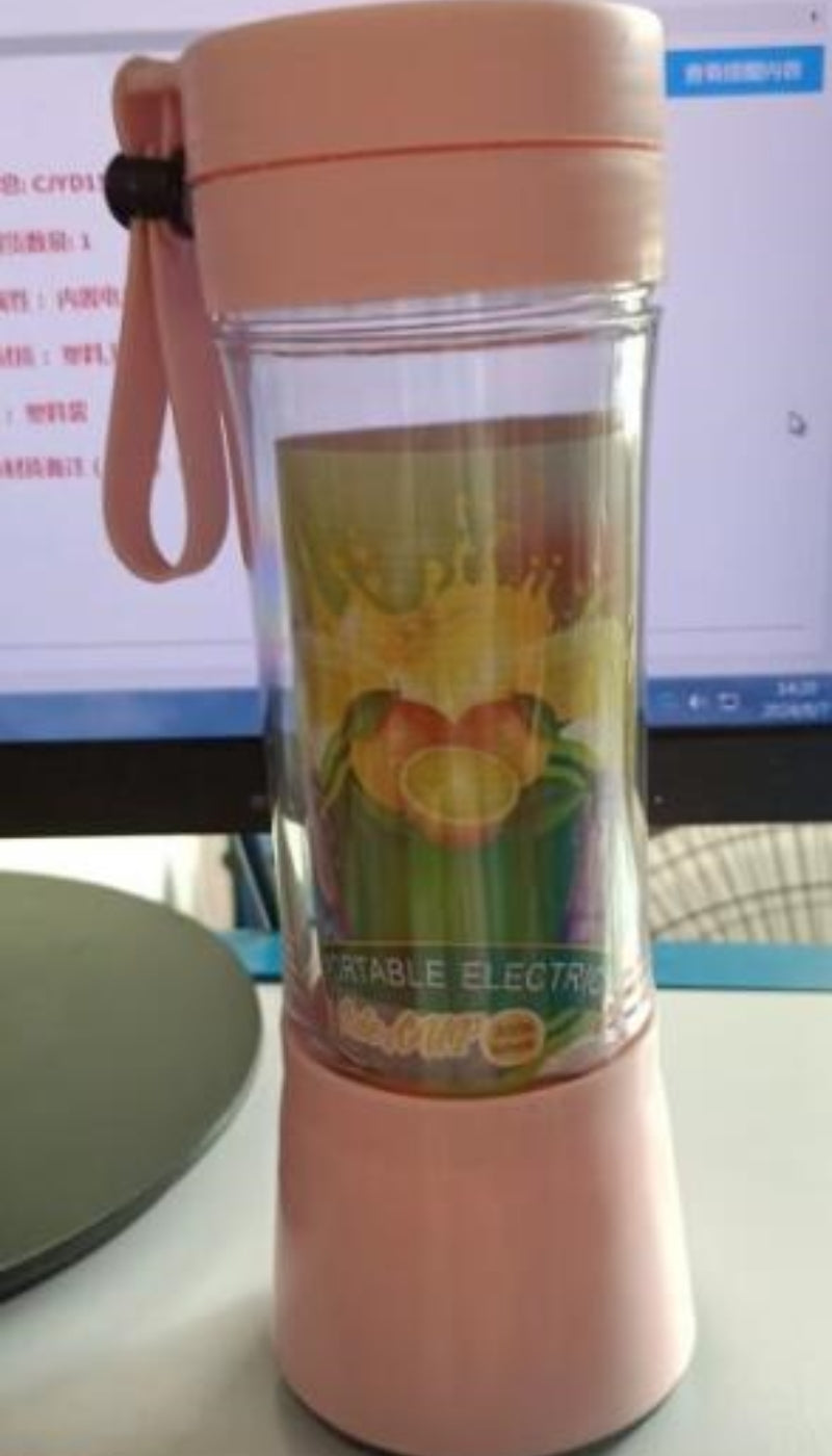 Portable USB Rechargeable Mini Blender – Electric Fruit Juice Mixer & Personal Juicer