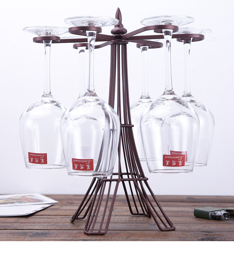 Wine Glass Holder – Hanging Stemware Rack for Kitchen & Bar