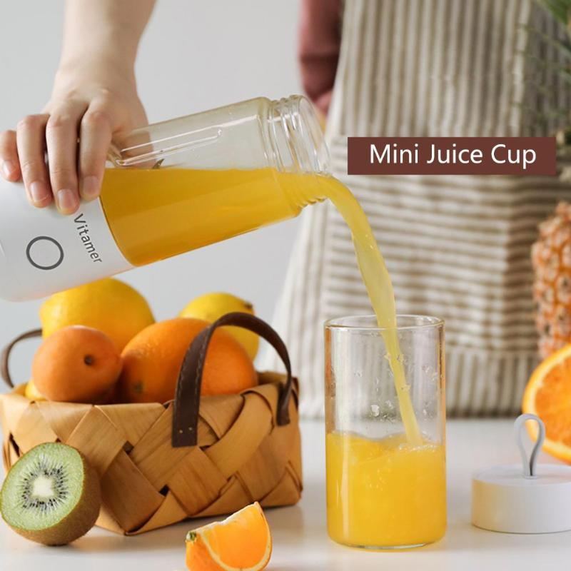 350ml USB Rechargeable Portable Blender | Electric Juicer Cup for Smoothies, Shakes & Slushies