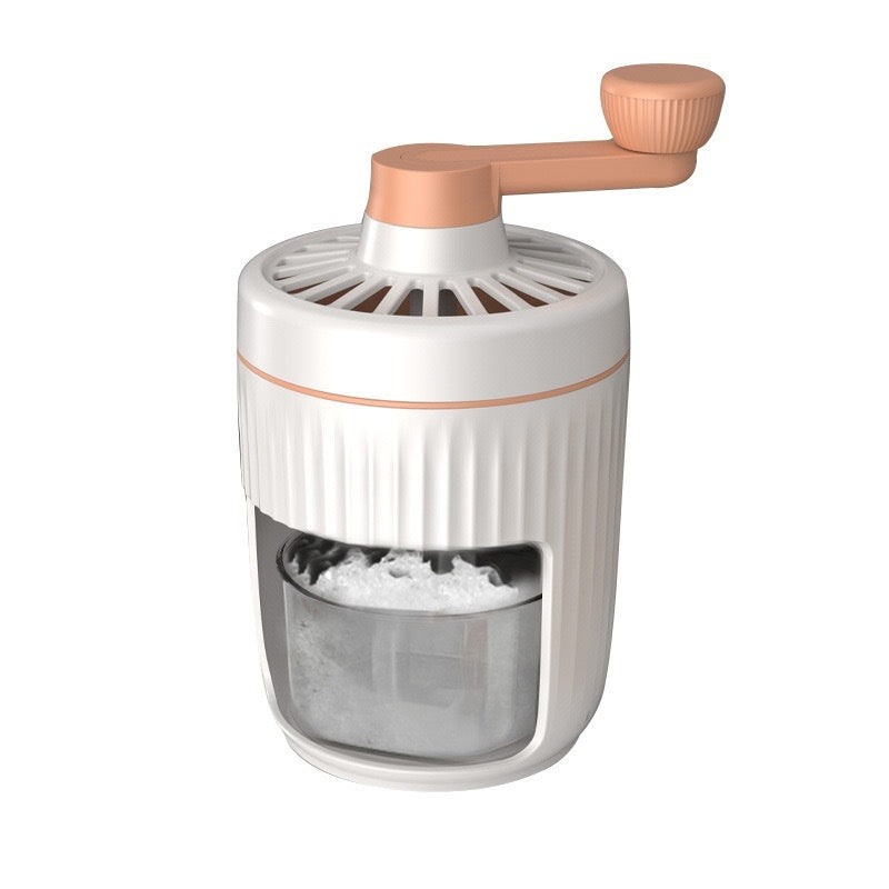 Manual Ice Crusher & Shaver – Hand Crank Ice Shaving Machine for Smoothies & Drinks