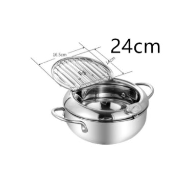 Professional Stainless Steel Telescopic Frying Basket – French Fries Degreasing Kitchen Tool