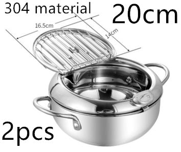 Professional Stainless Steel Telescopic Frying Basket – French Fries Degreasing Kitchen Tool