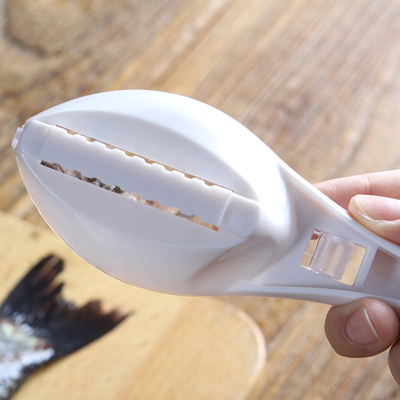 Fish Scaler Tool – Stainless Steel Fish Scale Scraper & Cleaning Brush