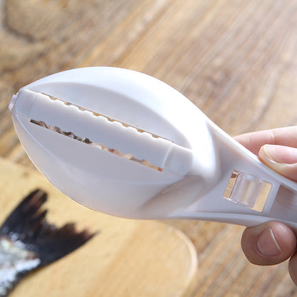 Fish Scaler Tool – Stainless Steel Fish Scale Scraper & Cleaning Brush