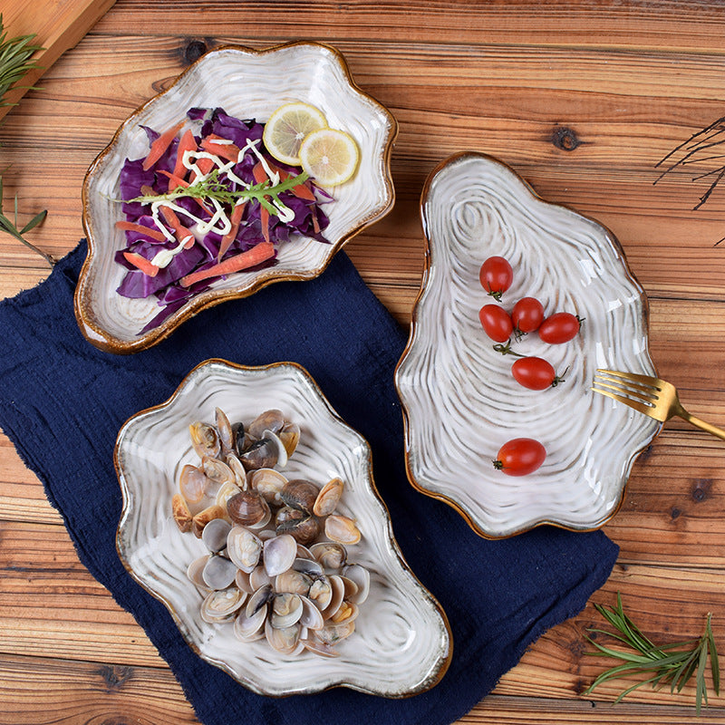 Shell Plate – Elegant Shaped Serving Plate for Home & Dining