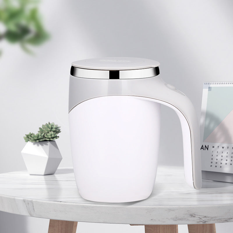 Rechargeable Electric Self-Stirring Mug | Automatic Magnetic Coffee Cup for Milk, Tea & Shakes
