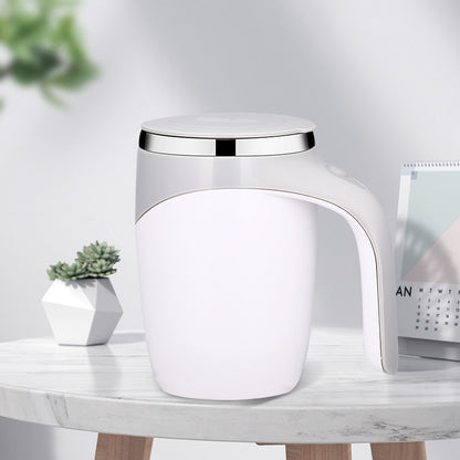 Rechargeable Electric Self-Stirring Mug | Automatic Magnetic Coffee Cup for Milk, Tea & Shakes