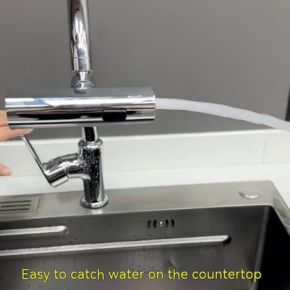 Universal Kitchen Faucet Water Nozzle – Splash Proof Rotating Water Bubbler Extension