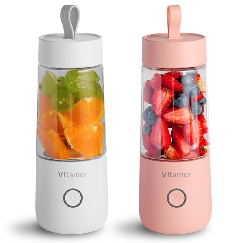 350ml USB Rechargeable Portable Blender | Electric Juicer Cup for Smoothies, Shakes & Slushies