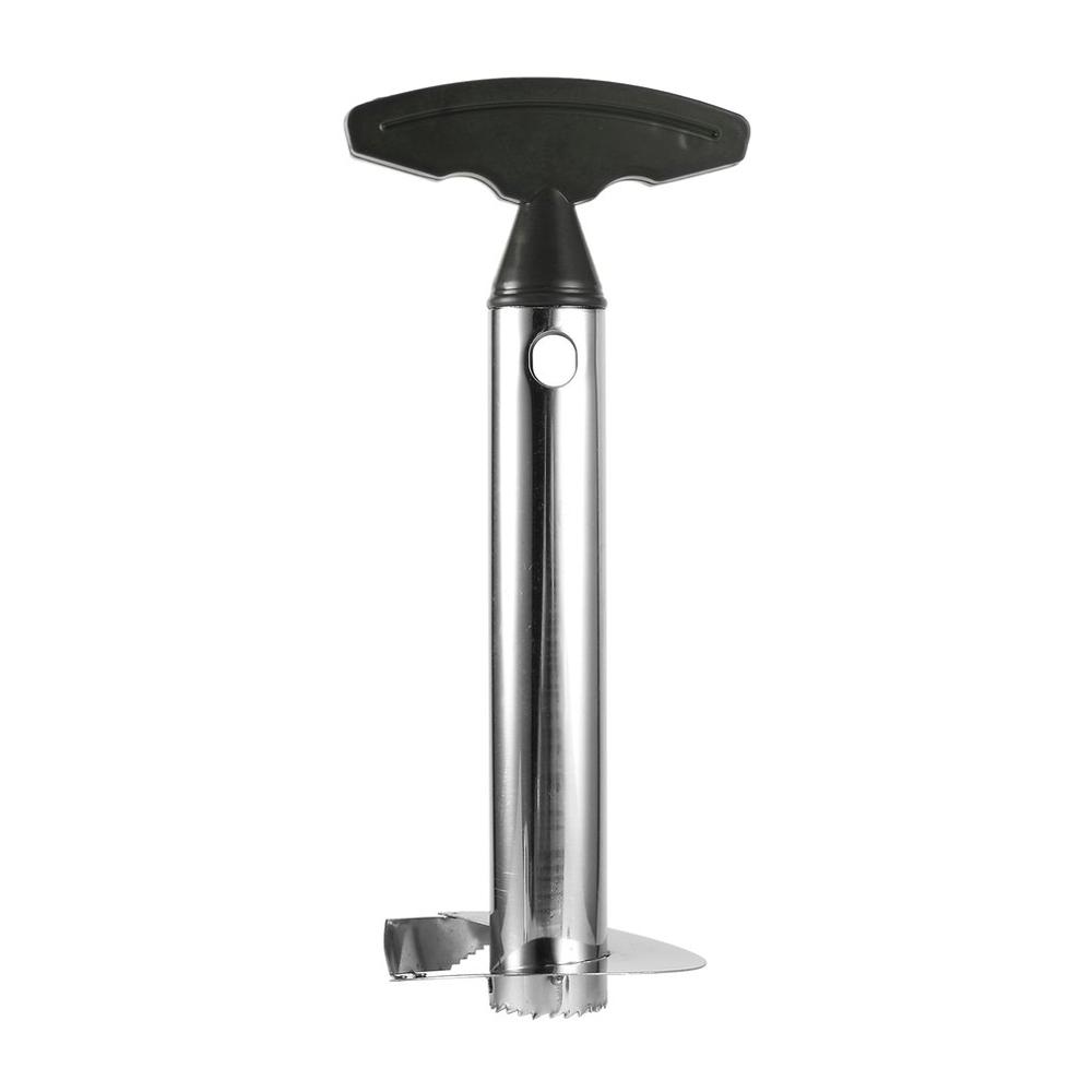 Stainless Steel Pineapple Corer & Peeler – Fruit Cutter Tool with Pulp Separator