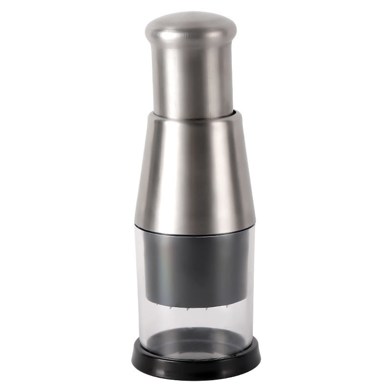 Manual Garlic Press & Vegetable Chopper – Onion Crusher Kitchen Gadget