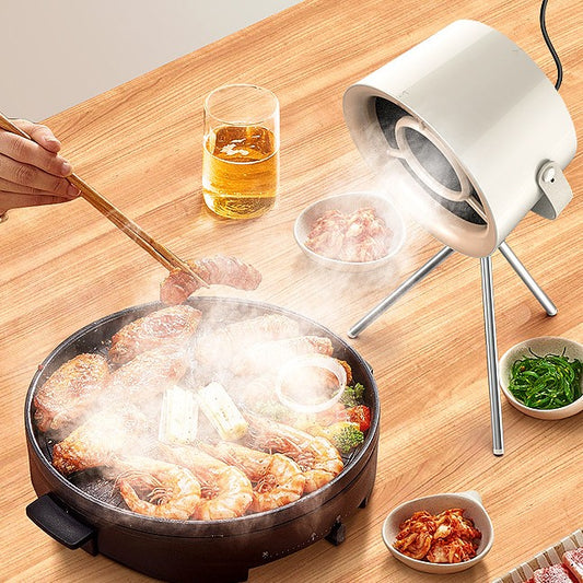 Portable Desktop Mini Range Hood – USB Kitchen Exhaust Fan for BBQ & Home