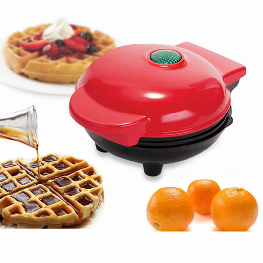 Mini Electric Eggette Waffle Maker – Non-Stick Bubble Egg Cake Oven with EU Plug for Quick Breakfasts