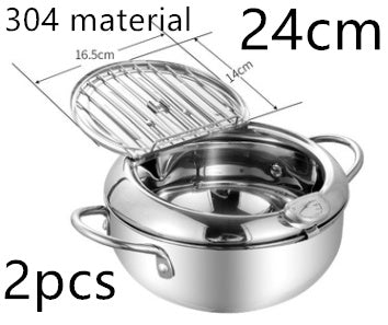 Professional Stainless Steel Telescopic Frying Basket – French Fries Degreasing Kitchen Tool