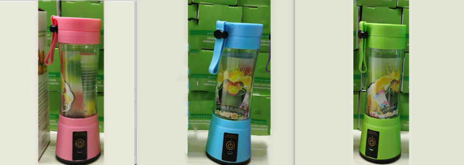 Portable USB Rechargeable Mini Blender – Electric Fruit Juice Mixer & Personal Juicer