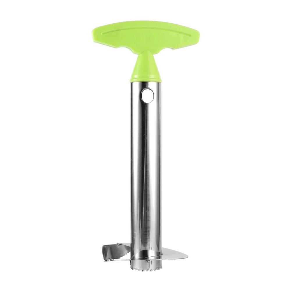 Stainless Steel Pineapple Corer & Peeler – Fruit Cutter Tool with Pulp Separator