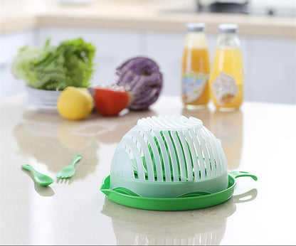 Creative Salad Cutter – Fruit & Vegetable Cutting Tool for Easy Salad Preparation