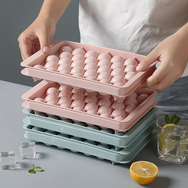 3D Round Ice Ball Tray – DIY Ice Cube Maker for Home, Bar & Party