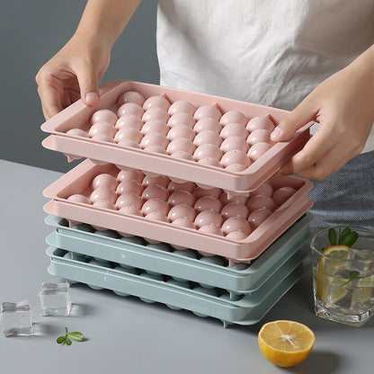 3D Round Ice Ball Tray – DIY Ice Cube Maker for Home, Bar & Party