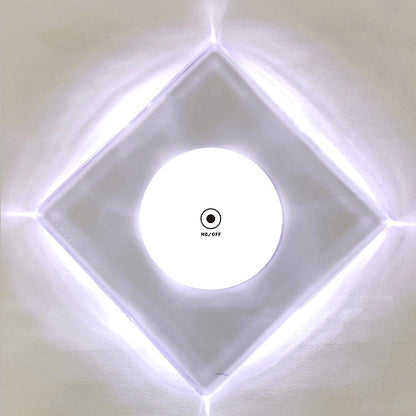 LED Luminous Drink Coaster Flashing Acrylic Crystal Base for Bar, Party & Cocktail Glass