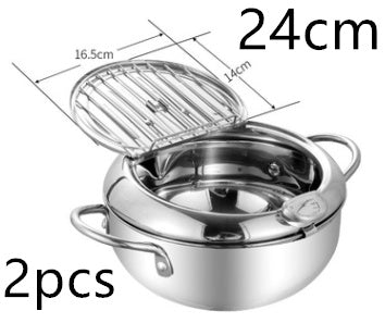 Professional Stainless Steel Telescopic Frying Basket – French Fries Degreasing Kitchen Tool