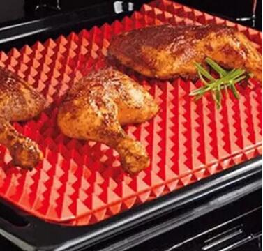 Non-Stick Silicone Pyramid Baking Mat – Heat-Resistant Oven & BBQ Cooking Mat