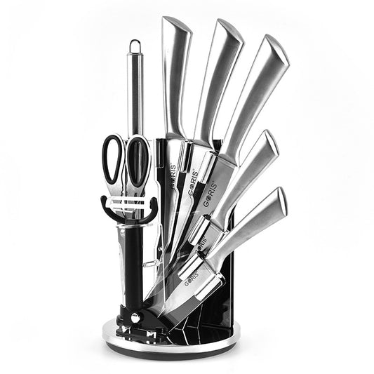 Acrylic Handle Kitchen Knife Set – Durable Chef & Cooking Knives for Home