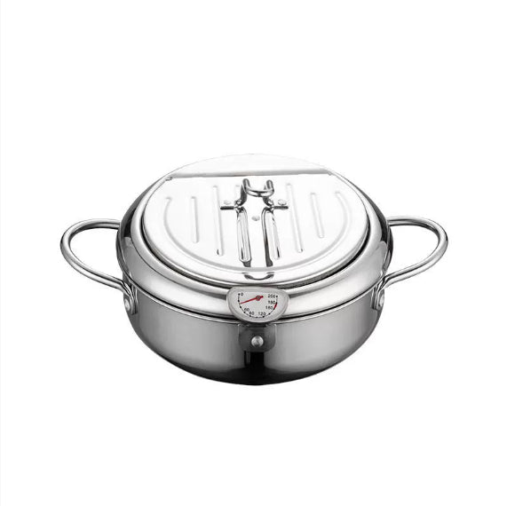 Professional Stainless Steel Telescopic Frying Basket – French Fries Degreasing Kitchen Tool