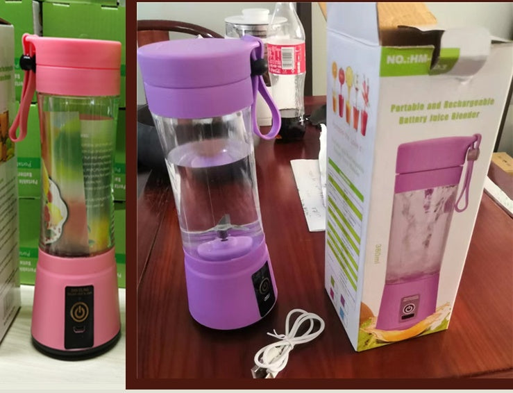 Portable USB Rechargeable Mini Blender – Electric Fruit Juice Mixer & Personal Juicer